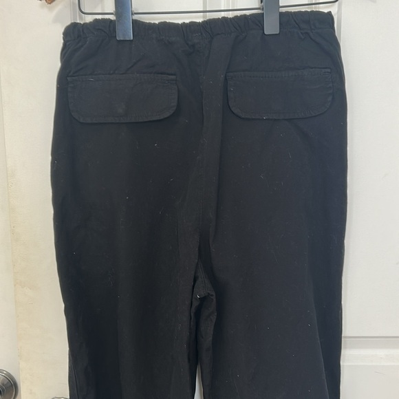 Free People Drawstring Cotton Ruched Pants size XS black casual NWOT - Picture 5 of 8